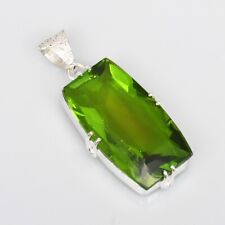 Peridot Gemstone Ethnic Handmade Pendant Jewelry Girl For Gift NP 194