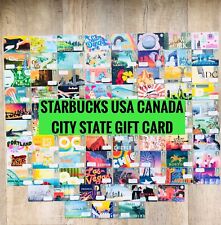 STARBUCKS US/CANADA HTF Rare Limited Edition City Card NEW Choose One or More
