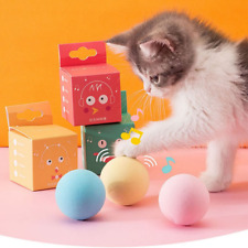 Simulation Squeak Pet Training Interactive Toy Smart Cat Touch Sound Ball Toy - CN