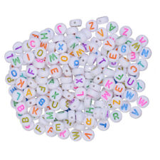 500 Pcs DIY Loose Beads Pendant Necklace Accessory Child Letter Accessories