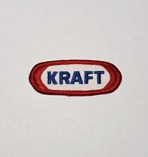 Kraft Cheese Foods patch, new, vintage 80's, 3 W x 1.25" H"