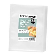 Vacuum Sealer Bags QUART PLUS Size 10x13" 100 Pack Quart PLUS Size 10" x 13""