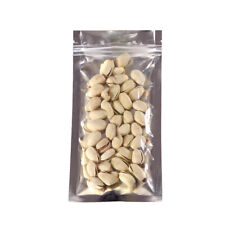 100x Glossy Clear & Silver Mylar Zip Lock Bags 4x6.75in (Free 2-Day Shipping)