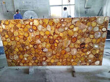 48x30" Nature Agate Gemstone Kitchen Slab Dining Table Top Morden Furniture Dec"