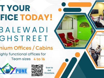 4 To 16 seater Fully managed Office available on rent In Baner Pune