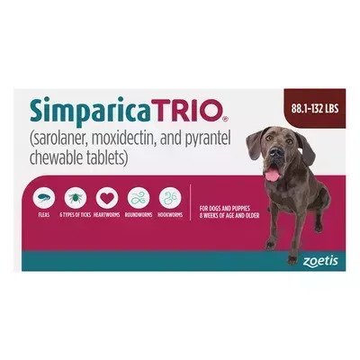 Save 25% on Simparica Trio Brown For Dogs