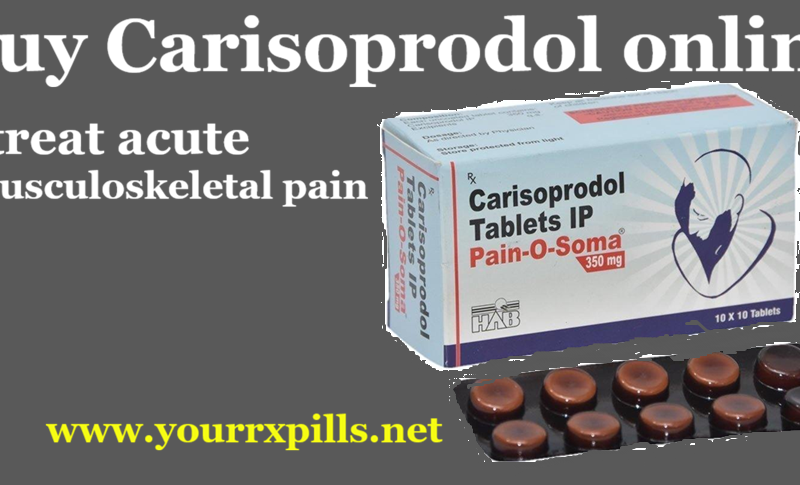 Buy Carisoprodol online treat acute musculoskeletal pain