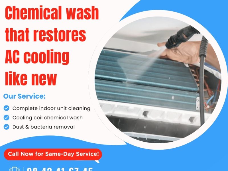 Chemical Wash That Restores AC Cooling
