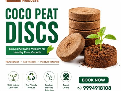 Coco Peat Discs for Healthy Plants