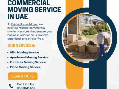 Commercial Moving Service in UAE - Call Us Today! 📞 0558041462