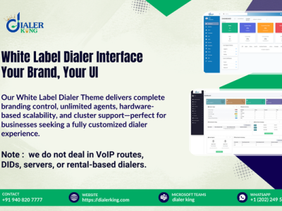 White Label Dialer Interface Your Brand, Your UI