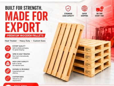 Premium Wooden Pallets Built for Strength