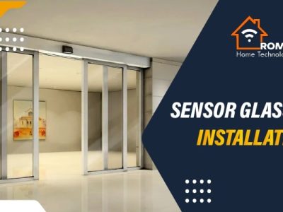 Sensor Glass Door Installation for Modern Entrances