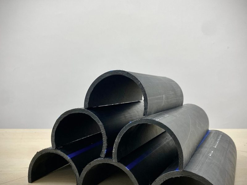 ISI Certified HDPE Half Round Pipes – RCC Alternative for Cable Protection