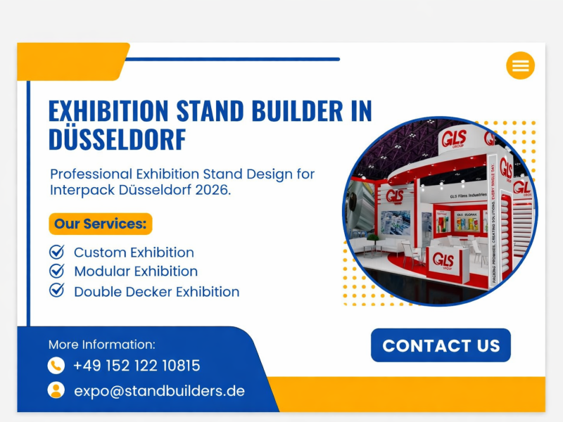 Exhibition Stand Builder for Interpac Düsseldorf 2026