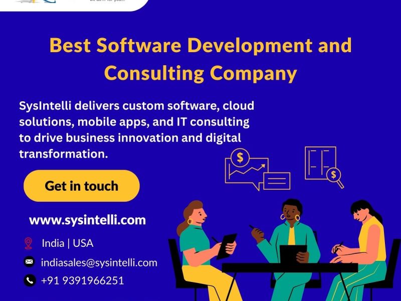 Best Software Development & Consulting Company – SysIntelli
