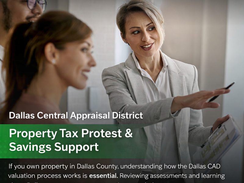Dallas Central Appraisal District Property Tax Protest & Savings Support