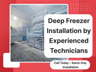 Deep Freezer Installation by Experienced Technicians