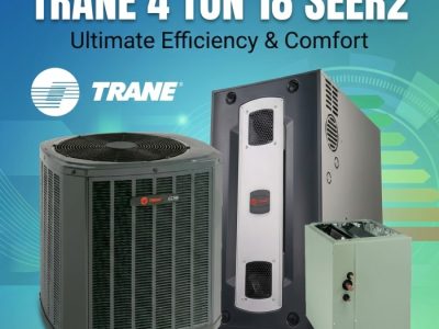 Trane 4 Ton 18 SEER2 Communicating AC & Gas Furnace System – FREE Installation