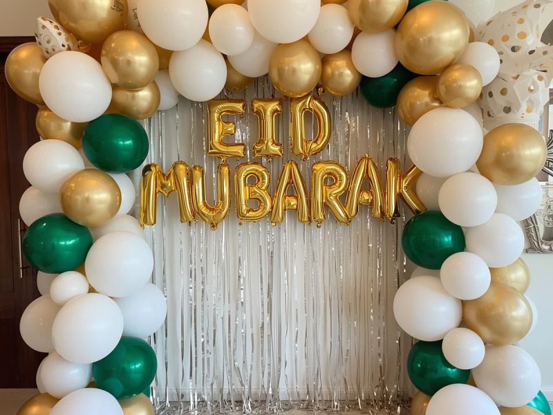 Outdoor Eid Mubarak Decoration 2026