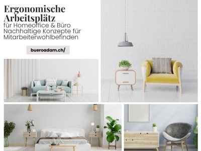 Ergonomische Arbeitsplätz für Homeoffice & Büro – Nachhaltige Konzepte für Mitarbeiterwohlbefinden