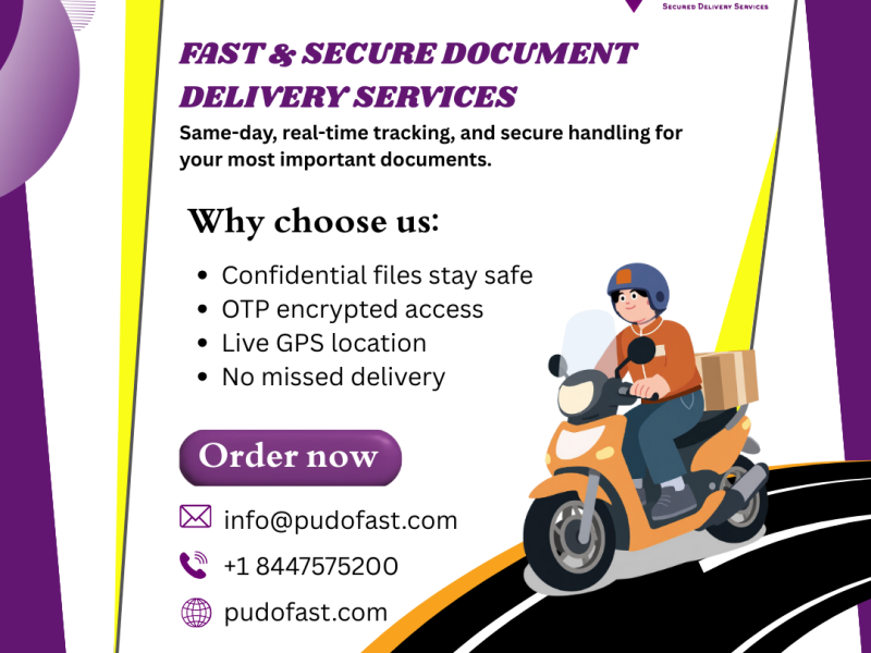 Fast & Secure Document Delivery Services | Same-Day & OTP Protected