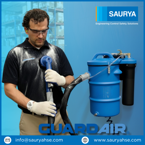 Guardair Heavy Duty Vacuum Cleaner – Safe, Powerful & Built for Industry | Saurya Safety