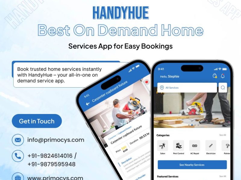 Handyman App Development Company – Build On-Demand Service App