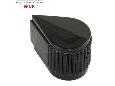 Imperial 36302 Black Thermostat Indicator Knob 1-3/8" DIA, Mount 1/4" Round