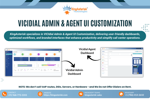 VICIdial Admin & Agent UI Customization
