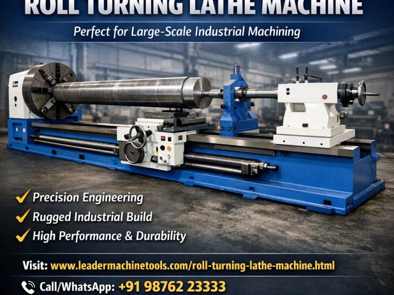 Roll Turning Lathe Machine Manufacturer in India | Heavy Duty & CNC Model