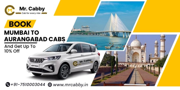 Book Mumbai to Aurangabad Taxi at Best Price - Safe & Comfortable Cabs