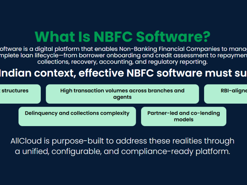 Advanced NBFC Software Solution for Digital Lending | AllCloud