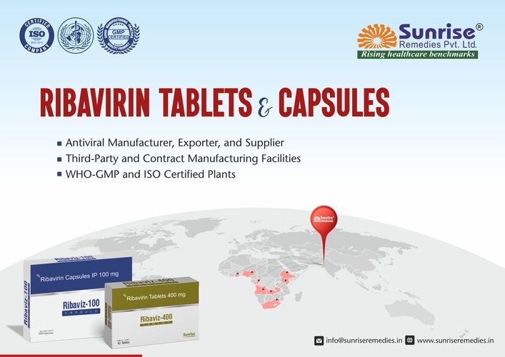 Ribavirin Tablets and Capsules | Antiviral Manufacturer in India