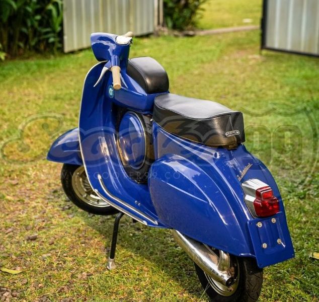 Vespa SS90 Blue Edition — Restored by Scooter99