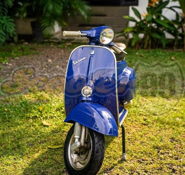 Vespa SS90 Blue Edition — Restored by Scooter99