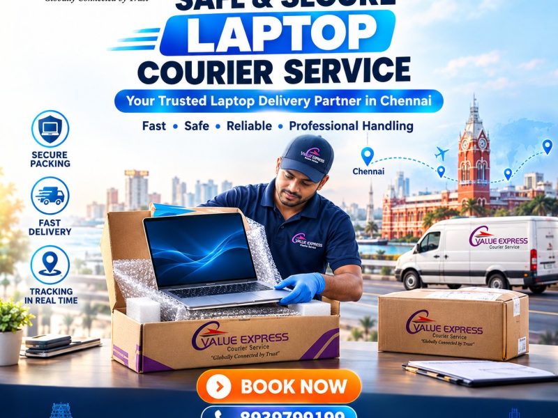 Safe Secure Laptop Courier Service Chennai