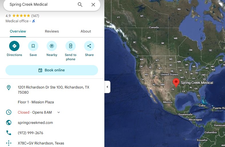 Contact Spring Creek Medical | Primary Health Care Provider