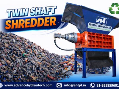 Twin Shaft Shredder for Effective Scrap Shredding