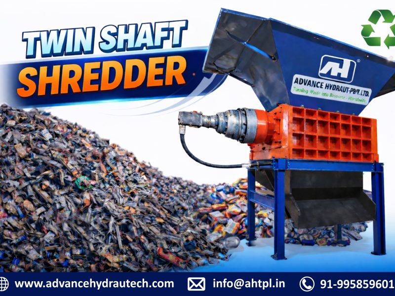 Twin Shaft Shredder for Effective Scrap Shredding