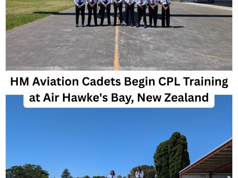 Soaring Towards Success: HM Aviation Cadets Begin CPL Training at Air Hawke's Bay, New Zealand