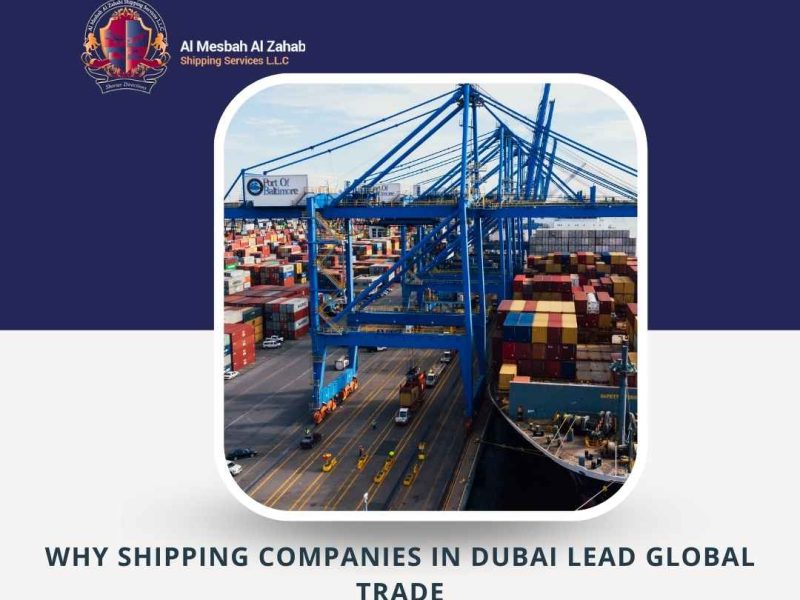 Why Shipping Companies in Dubai Lead Global Trade