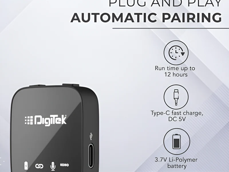 Hear Every Detail with Digitek Microphone Excellence