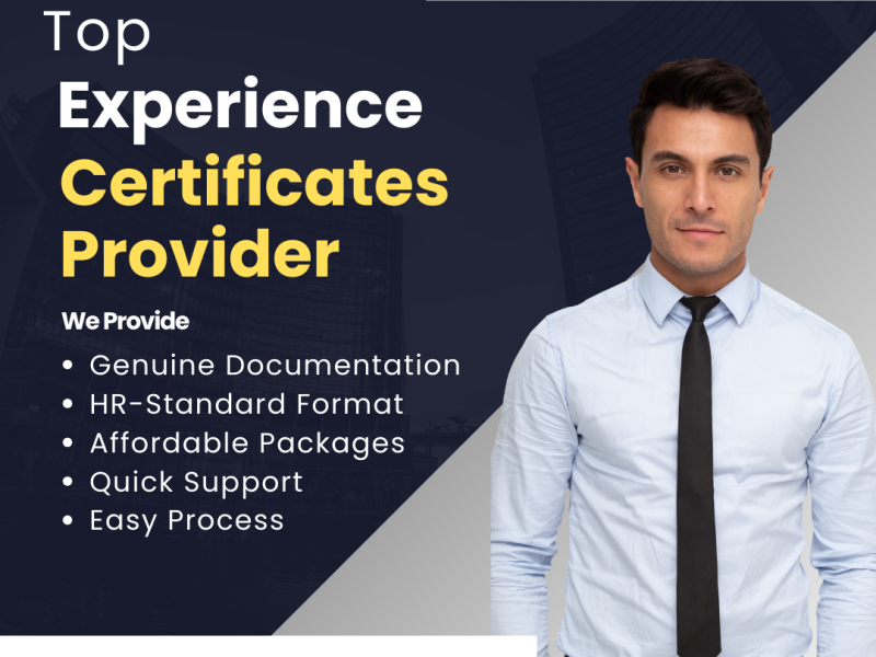 Experience Certificates Provider in Noida