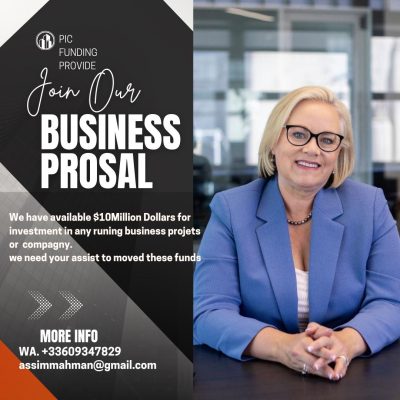 business proposal funds Dr mahman