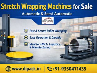 Stretch Wrapping Machines for Sale – Automatic & Semi-Automatic