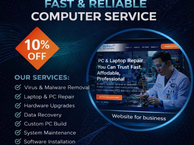 Fast & Reliable Computer Repair | Upgrade & Cleaning Service