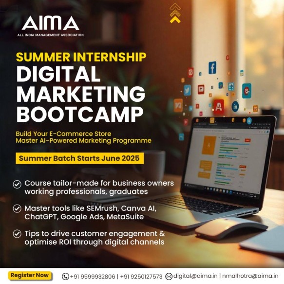 Digital Marketing Course in collaboration with Digital Vidya | PG Courses AIMA
