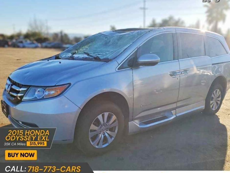 2015 Honda Odyssey EX-L Wheelchair Accessible Mobility — 35k CA Miles | $15,995