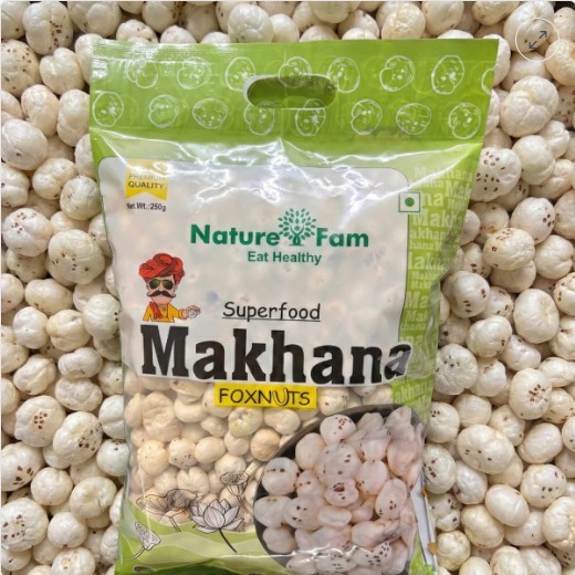 Buy Makhana Price 250gm – NatureFam Premium Fox Nuts Online